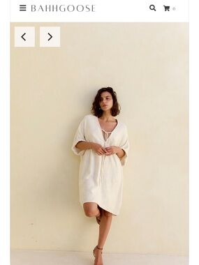 Textured Cream Knit Tunic Top BAHHGOOSE